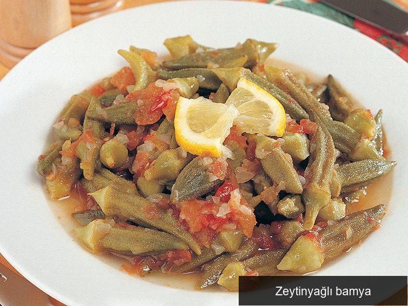 Zeytinyağlı bamya