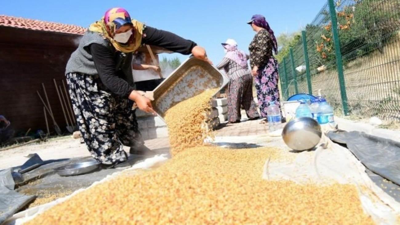 Erzincan’da bulgur kazanlara kaynamaya başladı!