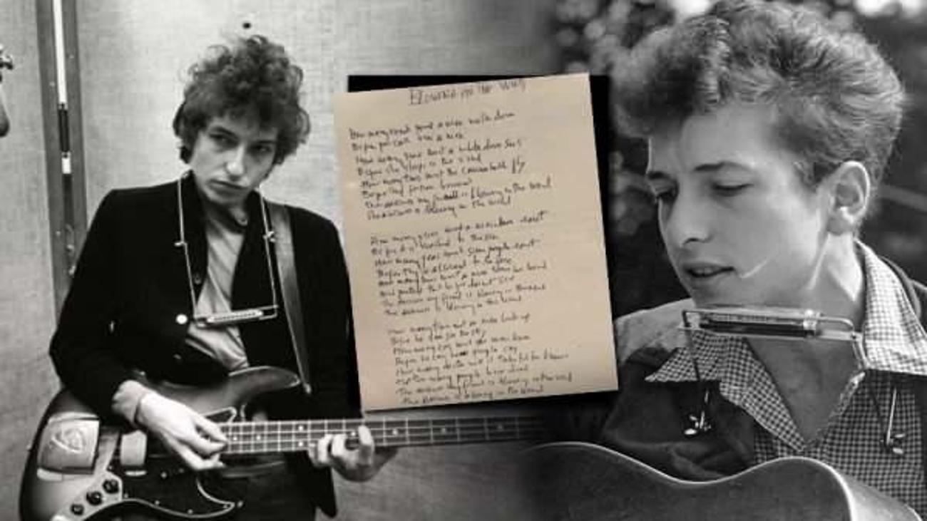 Bob Dylan’ın elinden şarkı sözleri! 85 bin dolardan satışta