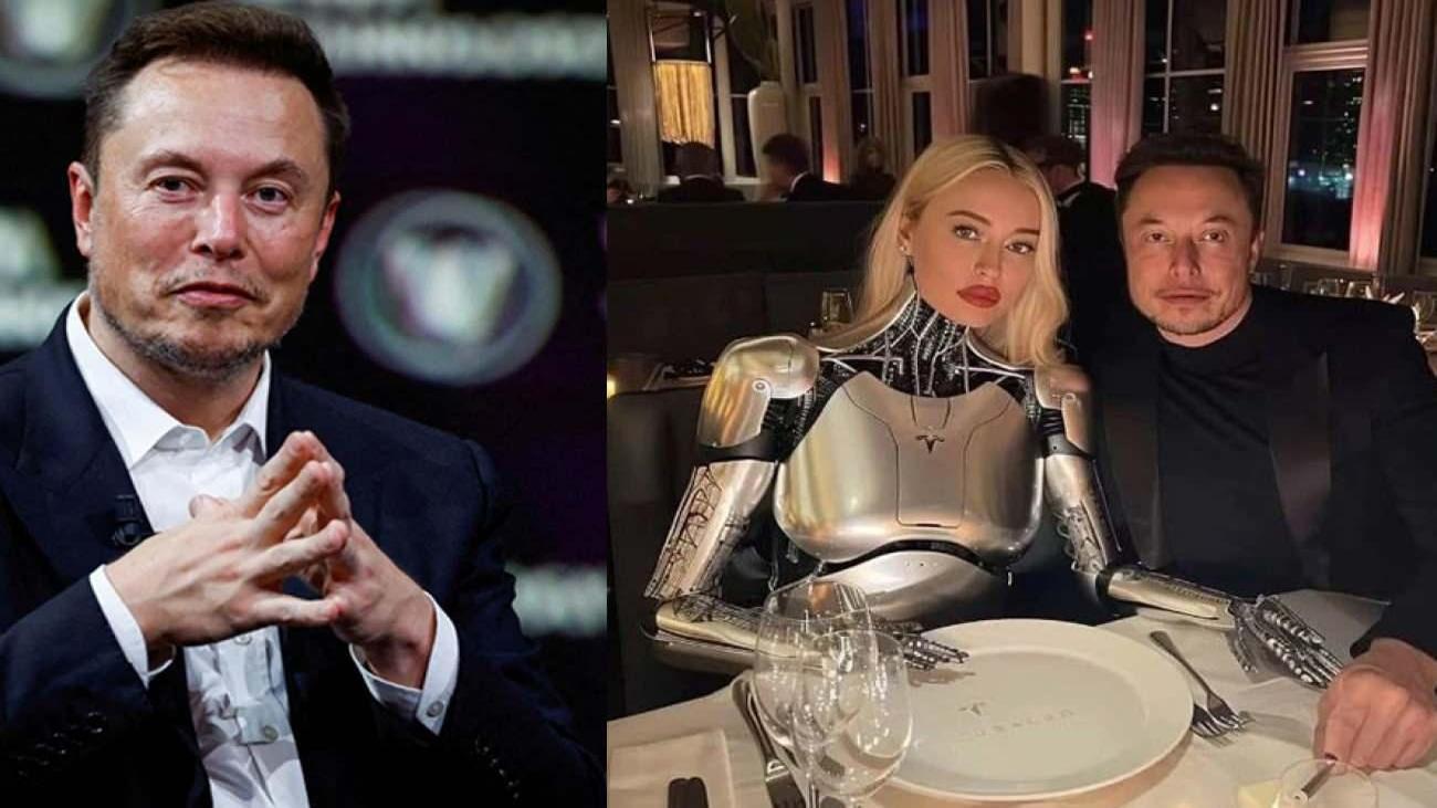 Elon Musk yine yaptı yapacağını: Robot sevgilisini romantik yemeğe çıkardı!