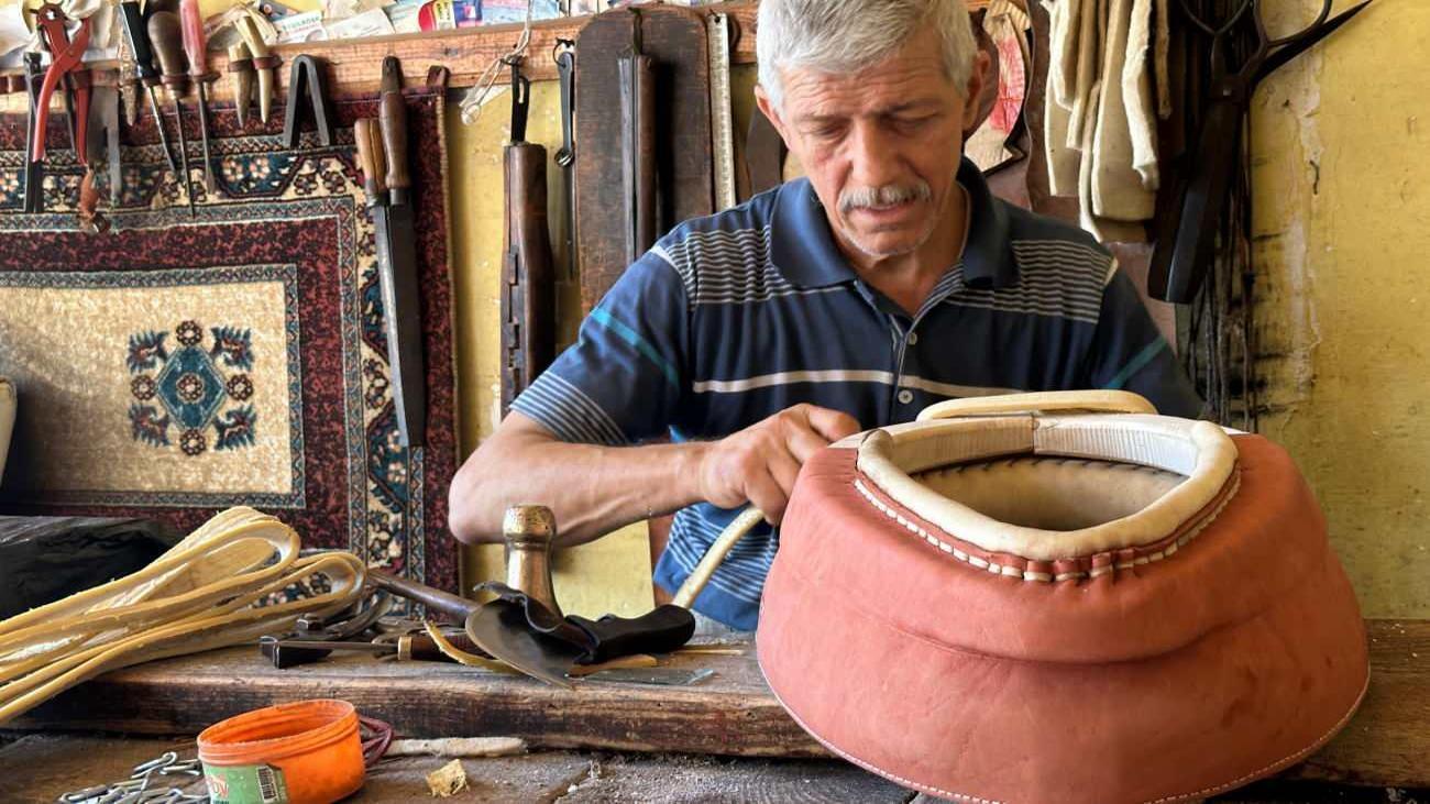 Hamut ustası 47 yıldır bu mesleği yapıyor! ‘Alın teri, el emeği, göz nuru…’