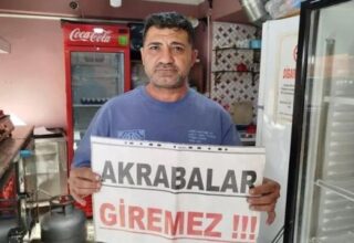 Akrabalarından bıkan büfe sahibinin şaşırtan isyanı: “Akrabalar giremez!”