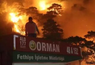 Dalaman’da orman yangını kontrol altına alınmaya çalışılıyor: 11 vatandaş tahliye edildi!