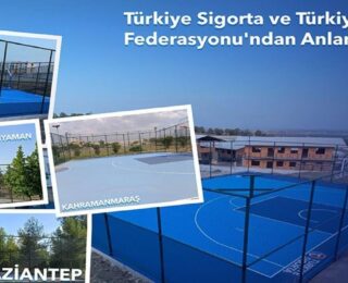 Türkiye Sigorta ve TBF deprem bölgelerine 4 yeni basketbol sahası açtı!