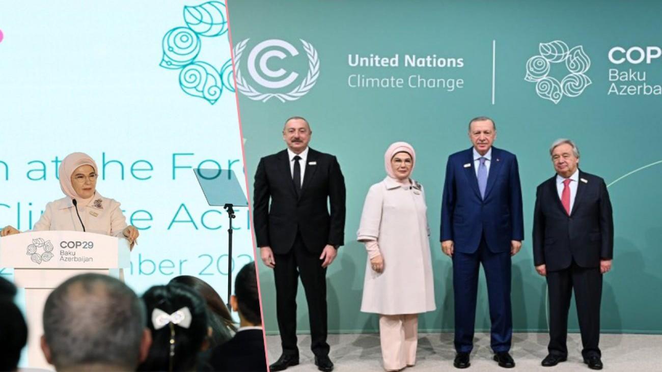 Emine Erdoğan’dan COP29 paylaşımı