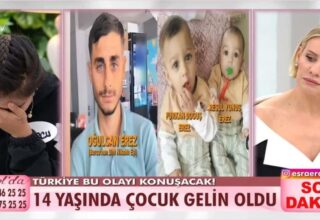 Esra Erol’dan çocuk gelin tepkisi: 14 yaşında 10 bin TL başlık parası karşılığında gelin oldu!