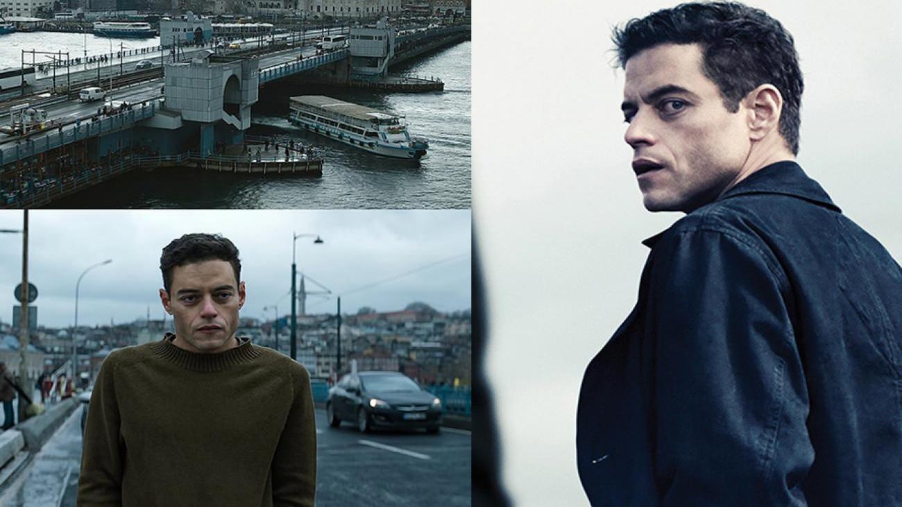 Oscar Ödüllü Rami Malek yeni filmi için İstanbul’da! Galata Köprüsü’ndeki kareleri olay oldu