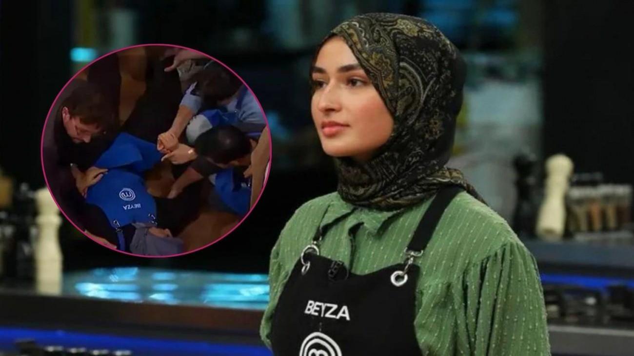 MasterChef Beyza Aydın programda bir anda yere yığıldı! MasterChef Beyza neden bayıldı?