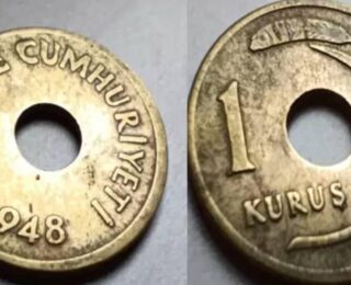 Resmen servet değerinde: Ortası delik nadir madeni para koleksiyonerlerin radarına takıldı!