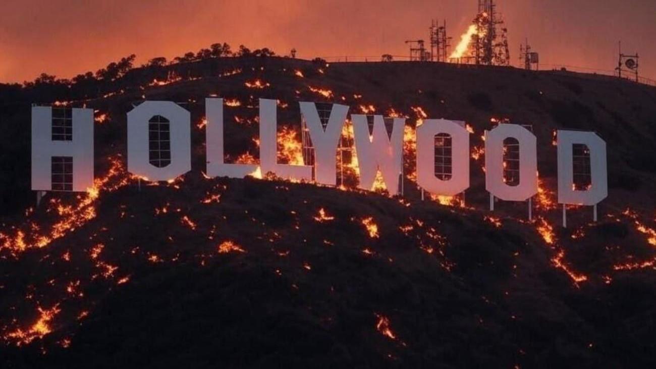 Los Angeles yanıyor! Hollywood yıldızları evlerinin yanışını izliyor