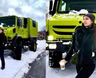 Fahriye Evcen’in 4×4 lüks aracının fiyatı dudak uçuklattı!