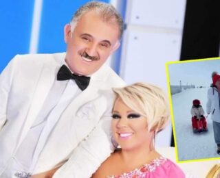 Kar yağdı krizlerin üzeri kapandı! Safiye Soyman ve Faik Öztürk kayak tatilinde
