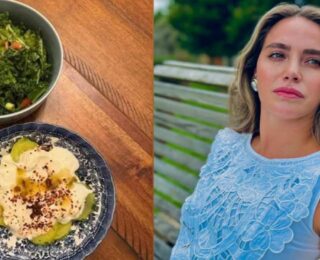 Fit görüntüsünün sırrı bu tabakta gizliymiş! Ceyda Ateş’in akşam yemeği dikkat çekti