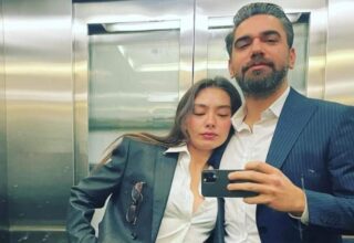 Neslihan Atagül ve Kadir Doğulu çifti ilk kez anne baba oldu!