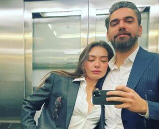 Neslihan Atagül ve Kadir Doğulu çifti ilk kez anne baba oldu!